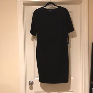 Mario Serrani Black Stretch Dress (L) NWT